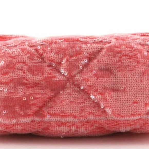 Chanel 19 bag sequins, medium, coral and all collateral - Picture 5 of 14